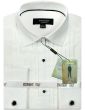 Statement Men's Outlet Long Sleeve 100% Cotton Shirt - Tuxedo Shirt