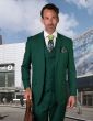 Statement Men's 100% Wool 3 Piece Suit - High Fashion