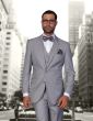 Statement Men's 100% Wool 3 Piece Suit - Tailored Fit