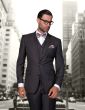 Statement Men's 100% Wool 3 Piece Suit - Tailored Fit