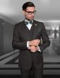 Statement Men's Outlet 3pc Wool Modern Fit Suit - Solid Colors