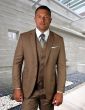 Statement Men's 3 Piece 100% Wool Suit - Tailored Fit