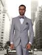 Grey Suit Mens 3 Piece Suits Sharp Suits for Men