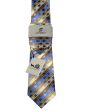 Statement Classic Tie Set- Cube Stripes