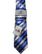 Statement Classic Tie Set- Cube Stripes