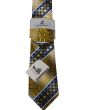 Statement Classic Tie Set- Checker Stripe