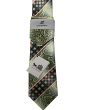 Statement Classic Tie Set- Checker Stripe