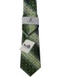 Statement Classic Tie Set- Circle Dot Pattern