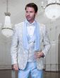 Statement Men's Outlet 3 Piece Wool Tuxedo - Deep Shawl Lapel