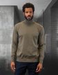 Statement Men's Long Sleeve Shirt - Turtle Neck Sweater