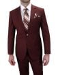 Burgundy Suit Mens Two Piece Suits Inexpensive Mens Suits