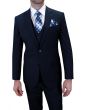 Royal Diamond Men's 3pc Poplin Suit - Business Fashion
