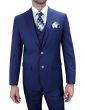 Statement Men's 100% Wool 3 Piece Suit - Bold Colors