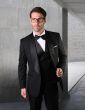Statement Men's 3 Piece Wool Tuxedo - Double Breasted Vest