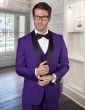 Statement Men's 3 Piece 100% Wool Tuxedo - Shawl Lapel