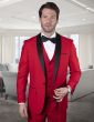 Statement Men's 3 Piece 100% Wool Tuxedo - Bold Colors
