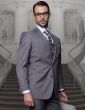 Statement Men's 3 Piece 100% Wool Fashion Suit - Big and Tall