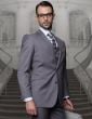 Statement Men's 3 Piece 100% Wool Outlet Suit - Executive