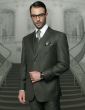 Statement Men's Outlet 3 Piece 100% Wool Fashion Suit - Big and Tall