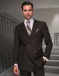 Statement Men's Outlet 2 Piece 100% Wool Fashion Suit - Solid Color