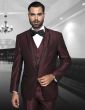 Statement Men's 3 Piece Modern Fit Fashion Suit -  Two Tone