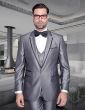 Statement Men's 3 Piece Modern Fit Fashion Suit -  Two Tone