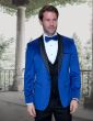 Statement Men's 3 Piece Suit -  High Quality Velvet