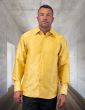 Statement Men's Long Sleeve Woven Shirt - Light Jacquard Pattern