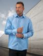 Statement Men's  Outlet Long Sleeve Woven Shirt - Light Jacquard Pattern
