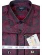 Statement Men's Long Sleeve Woven Shirt - Jacquard Two Tone