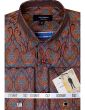 Statement Men's Long Sleeve Woven Shirt - Jacquard Two Tone