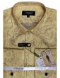 Statement Men's Long Sleeve Woven Shirt - Paisley Pattern