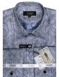 Statement Men's Long Sleeve Woven Shirt - Paisley Pattern