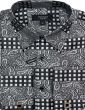 Statement Men's Outlet Long Sleeve Woven Shirt - Varied Paisley Designs