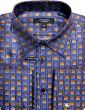 Statement Men's Long Sleeve Woven Shirt - Varied Paisley Designs