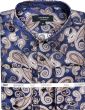 Statement Men's Long Sleeve Woven Shirt - Varied Designs