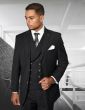 Black Suits Mens 3 Piece Wool Suit