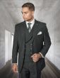 Hunter Green Suits Mens 3 Piece Wool Suit
