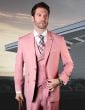 Statement Men's 100% Wool 3 Piece Suit - Bold Solid Colors