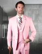 Statement Men's 100% Wool 3 Piece Suit - Bold Solid Colors