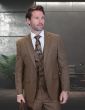 Statement Men's 3 Piece 100% Wool Modern Fit Suit - Micro Checker Pattern