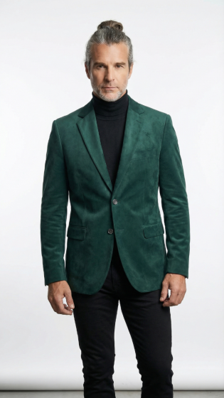 CCO Men's Outlet Fashion Sport Coat - Micro Suede
