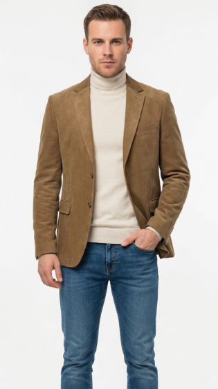 CCO Men's Outlet Fashion Sport Coat - Micro Suede