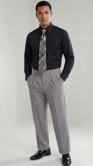 Grey Pants Dress Pants for Men