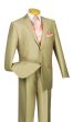 Vinci Men's 5 Piece Fashion Elegance Suit - Free Tie and Hanky