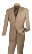 CCO Men's Outlet 2 Piece Executive Suit - Basket Weave Fabric