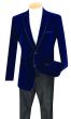 CCO Men's Velvet Slim Outlet Sport Coat - Faux Leather Trim