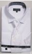 Avanti Uomo Men's French Cuff Shirt Set - Metallic Look