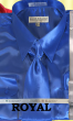 Avanti Uomo Men's Slim Fit Dress Shirt Set - Soft Satin