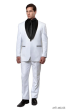White/Black Tuxedo Mens Tuxedo Dinner Suit
